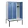 locker met bank,HxBxD 1950x1200x815mm,3vak,vak B 400mm,cilinderslot