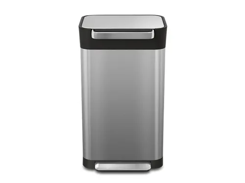 Pedaalemmer Intelligent Waste Titan mat RVS Zwart 30 liter