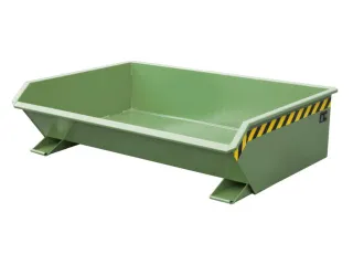 mini-kiepbak,HxLxB 450x1385x1680mm,0,61m³,draagverm. 1000kg,RAL6011 - 1