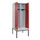 locker met bank,voor scheiding van kleding,HxBxD 2120x800x815mm,2vak