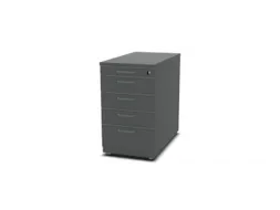 stationair ladeblok 740x430x800mm 4 laden materiaallade MS-donkergrijs