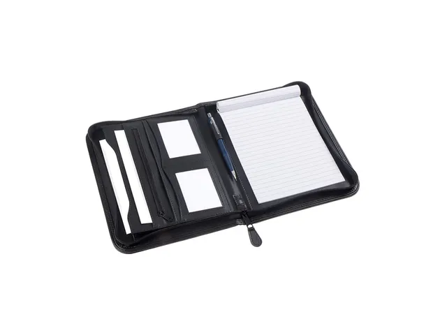 Schrijfmap Rillstab Excellent deluxe A5 lederlook zwart