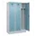locker voor scheiding van kleding,HxBxD 1950x1200x500mm,3vak