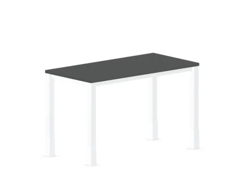 In hoogte verstelbaar bureau,HxBxD 720-840x1200x600mm,MS-donkergrijs