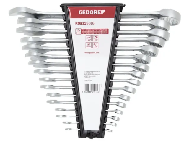 GEDORE RED R09115016 Ringbek lengteset AF 1/4 inch-1.1/4 inch 16-delig