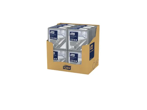 Tork 477673 Soft Dinnerservet Advanced Grijs 39x39cm
