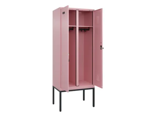locker voor scheiding van kleding,HxBxD 2120x800x500mm,2vak