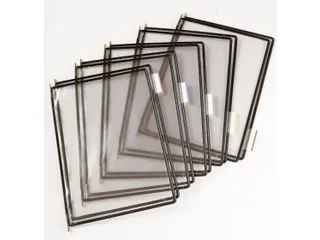 Zichtpaneel Tarifold A4 verticaal 230x343mm Zwart 10 stuks - 1