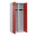 locker voor scheiding van kleding,HxBxD 1850x800x500mm,2vak