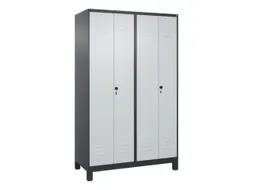 locker voor scheiding van kleding,HxBxD 1950x1200x500mm,4vak