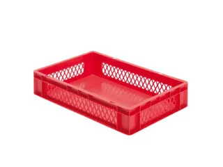 Euronorm-Stapelbak 22l H X L X B 120x600x400mm Rood - 1