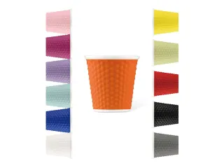 Beker porselein Les Artistes Paris 80ml met siliconen grip Oranje - 5