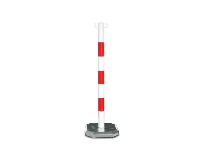 Kettingstaander Mobiel Kunststof H 900Mm Rood/wit