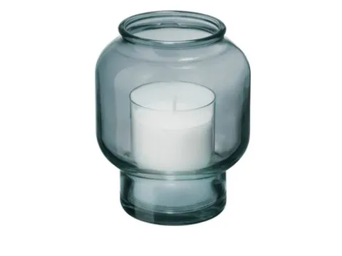 Relight houder Sphere kleur Grijs doos 6 stuks