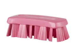 Vikan 3891-1 UST Kleine Werkborstel Harde vezel 176mm Roze