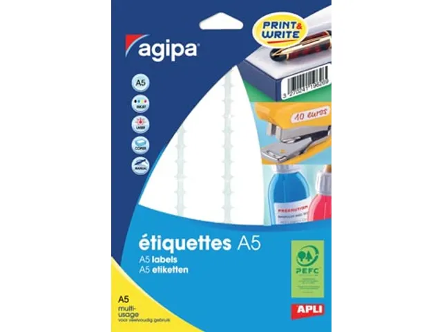 witte etiketten Print & Write 56 x 34 mm