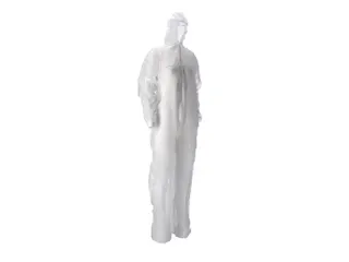 pp non woven coverall met pe coating XXL wit 50 Stuks - 4