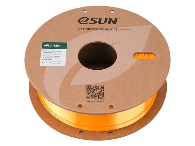 eSUN 3D printer Filament ePLA-Silk 1,75mm Donker Geel 1kg