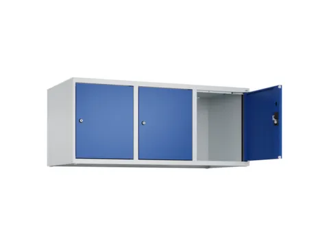 opzetkast,v. locker,3vak.,vak B 400mm,HxBxD 500x1200x500mm