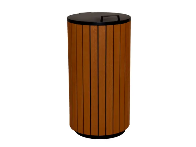 Buitenafvalbak Houtlook 90 Liter