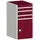 ladekast HxBxD 1000x525x650mm 4laden romp RAL7035 front RAL3004
