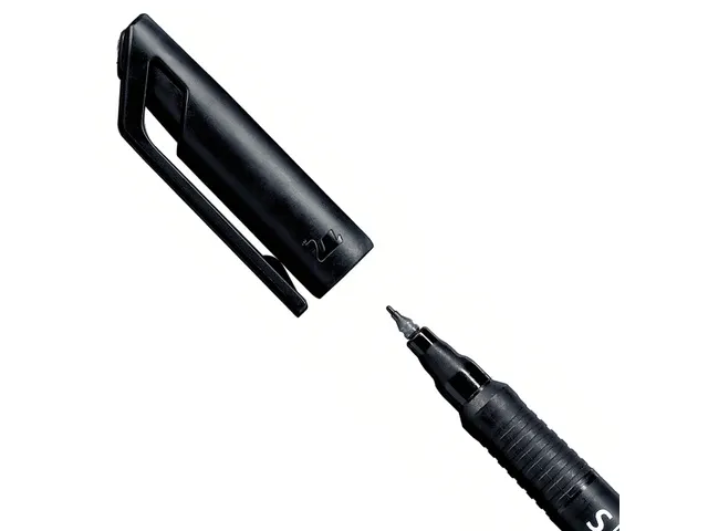 Viltstift STABILO OHpen 841/46 permanent rond superfijn zwart