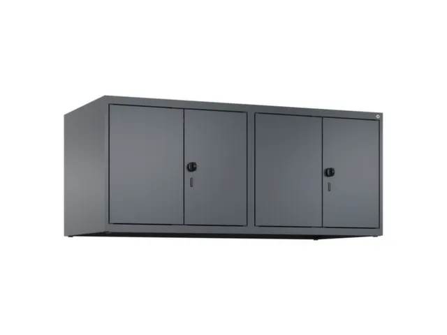 opzetkast,v. locker voor scheiding van kleding,4vak.,vak B 300mm