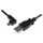1m Micro-USB oplaad en sync kabel M/M haaks naar links