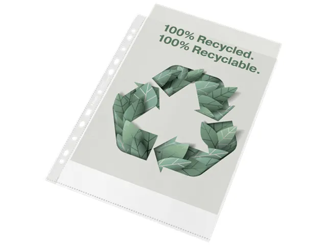 Showtas Esselte A4 11-gaats 100% gerecycled PP transparant