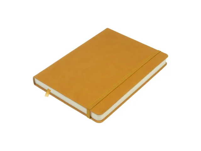 Carnet de croquis PU couverture rigide 80 feuilles A5 jaune ocre