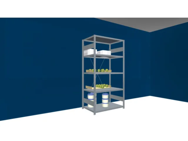Rayonnage En Acier Sans Boulons élément De Départ H x l x p 200