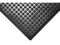 enkele mat antivermoeidheidsmat HxLxB 14x900x600mm rubber genopt zwart