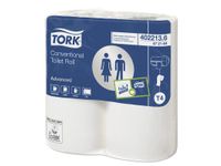 Toiletpapier Tork T4 advanced 2-laags 400vel wit 472168