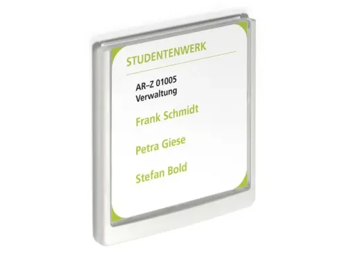 OUTLET Click Sign Deurbordje 149x148mm Wit