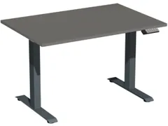 Bureau à hauteur réglable élec. HxlxP 630-1280x1200x800mm
