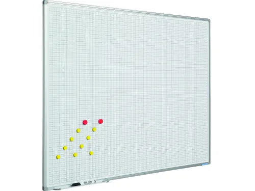 Smit Visual ruitbord 90x120cm softline profiel ruit 2x2cm