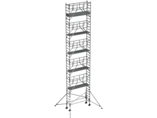rolsteiger,werk H 12,35m,steiger H 11,6m,BxD 1800x750mm - 3