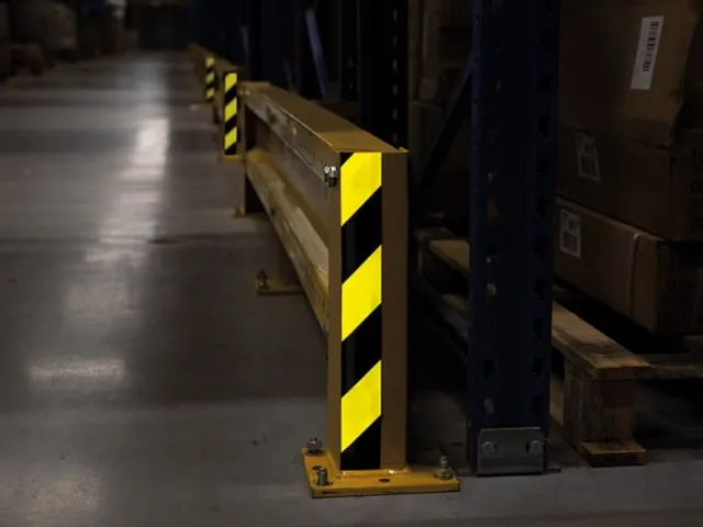 Reflecterende Tape 5cm x 10m - Zwart/Geel