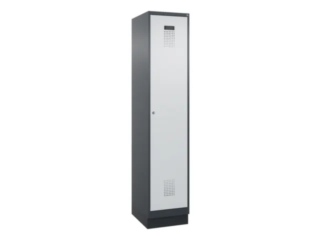 locker voor scheiding van kleding,HxBxD 1950x400x500mm,1vak