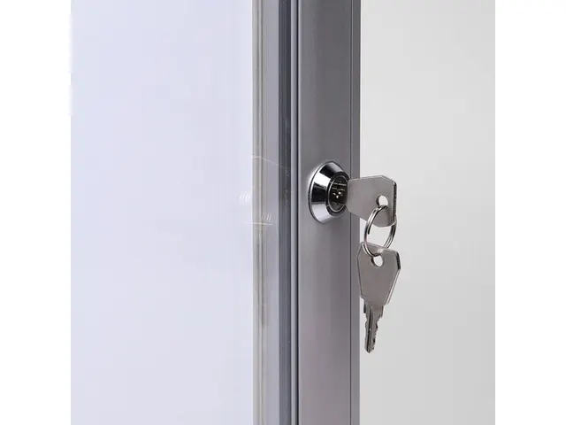 Vitrinebord Quantore luxe 2x A4 zilver