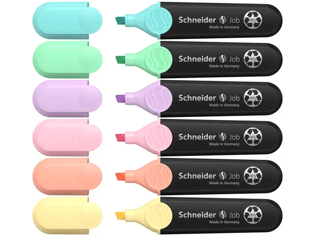 Markeerstift Schneider Job pastell SIS-display 35 stuks NL-FR
