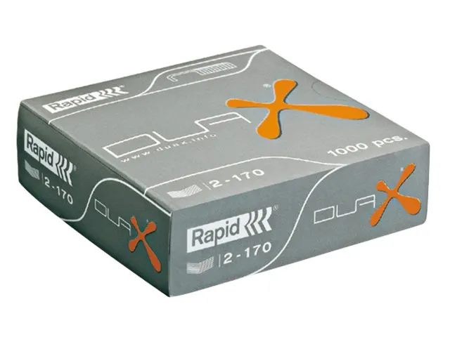 Nieten Rapid Duax gegalvaniseerd strong 1000 stuks