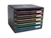 Module de classement Big Box Plus horizon 5 tiroirs Black Office - Noi