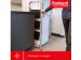 OUTLET Huishoudtrap met hoge beugel 3 treden antislip inklapbaar tot 1