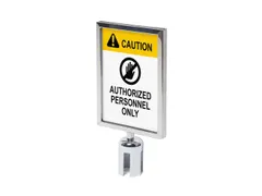 Topbord A4 Voor Afzetpaal Flexi Economy Chroom