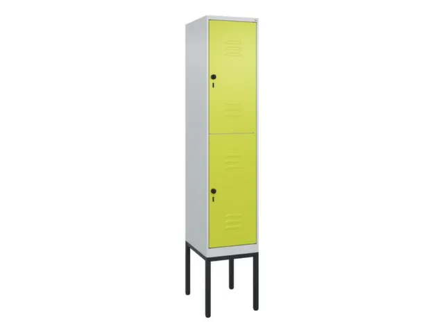dubbeldekse locker,HxBxD 2120x400x500mm,1x2vak.,vak B 400mm