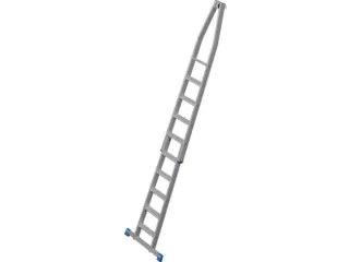ladderset,onder-/midden-/bovendeel,eenzijdig,15,treden,balk L 5,05m - 1