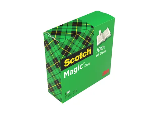 Plakband Scotch Magic 810 19mmx33m onzichtbaar mat