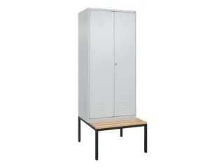 locker voor scheiding van kleding,HxBxD 2120x800x815mm,2vak - 1