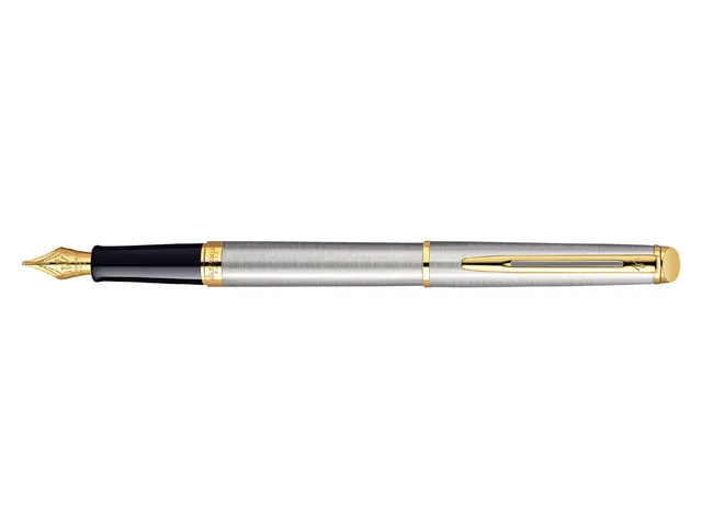 Vulpen Waterman Hémisphère Stainless Steel GT Medium Blauwe inkt